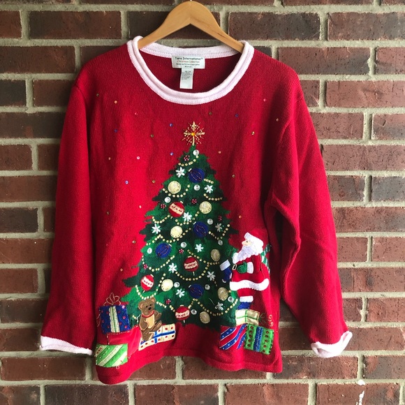 Tiara International Christmas Sweater 